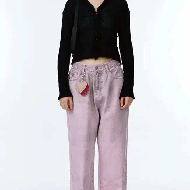 [BUNJANG] Soft Seoul Pink Denim Jeans / 소프트서울 컬러데님 S