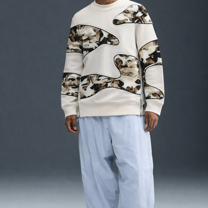 [BUNJANG] Neil Barrett Camo Detail Sweatshirt / (정품) 닐바렛 카모 디테일 맨투맨