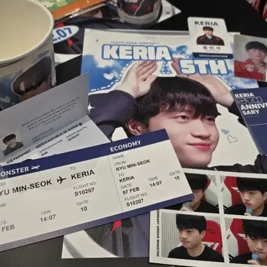 [BUNJANG] T1 Keria Birthday Cafe POB Item / t1 티원 케리아 생일카페 특전(포카x)