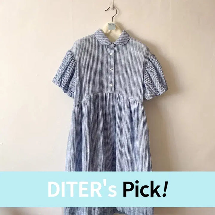 [BUNJANG] Rockfish Seersucker Baby Doll Dress / [S] 락피쉬 웨더웨어 시어서커 베이비돌 원피스