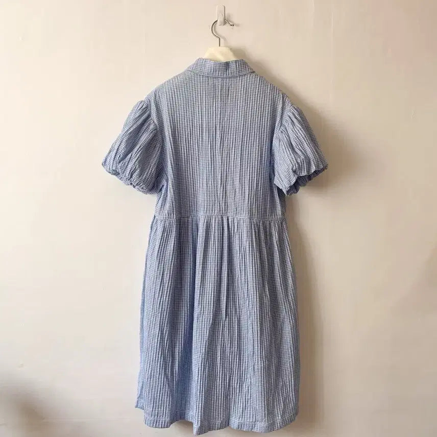 [BUNJANG] Rockfish Seersucker Baby Doll Dress / [S] 락피쉬 웨더웨어 시어서커 베이비돌 원피스