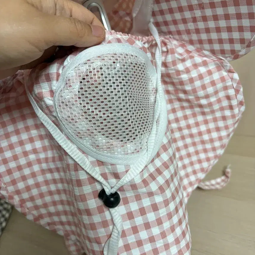 [BUNJANG] Checkered Sun Protection Farming Hat / 자외선차단 농사모자