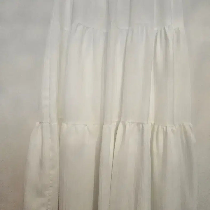 [SOLD OUT] 화이트 캉캉 롱 스커트