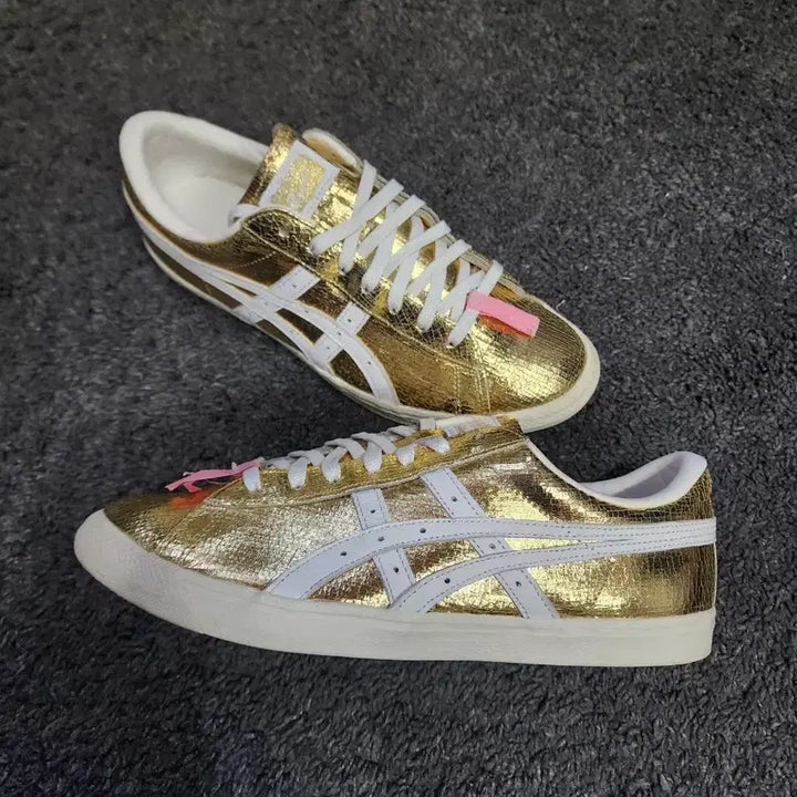 [BUNJANG] Onitsuka Tiger Fabre Gold Sneakers / 오니츠카타이거 골드 파브레 260사이즈