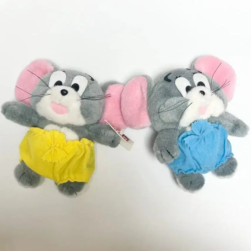 [BUNJANG] Tom and Jerry Jerry Doll Vintage / [2개] 고전 톰과제리 제리 인형 레트로 빈티지