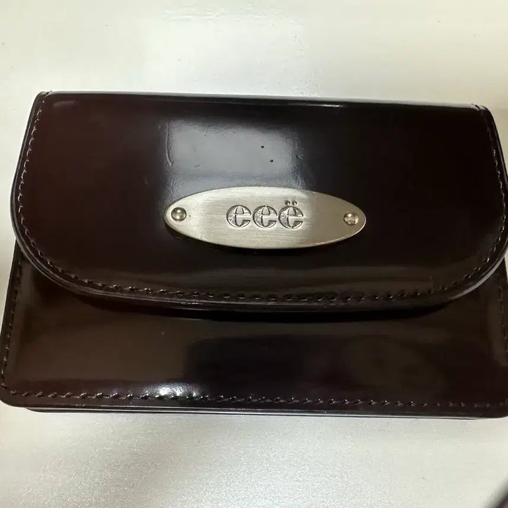 [BUNJANG] EIE Wallet Card Holder Dark Chocolate / <이이에> 비비 월렛 카드지갑 다크초콜릿