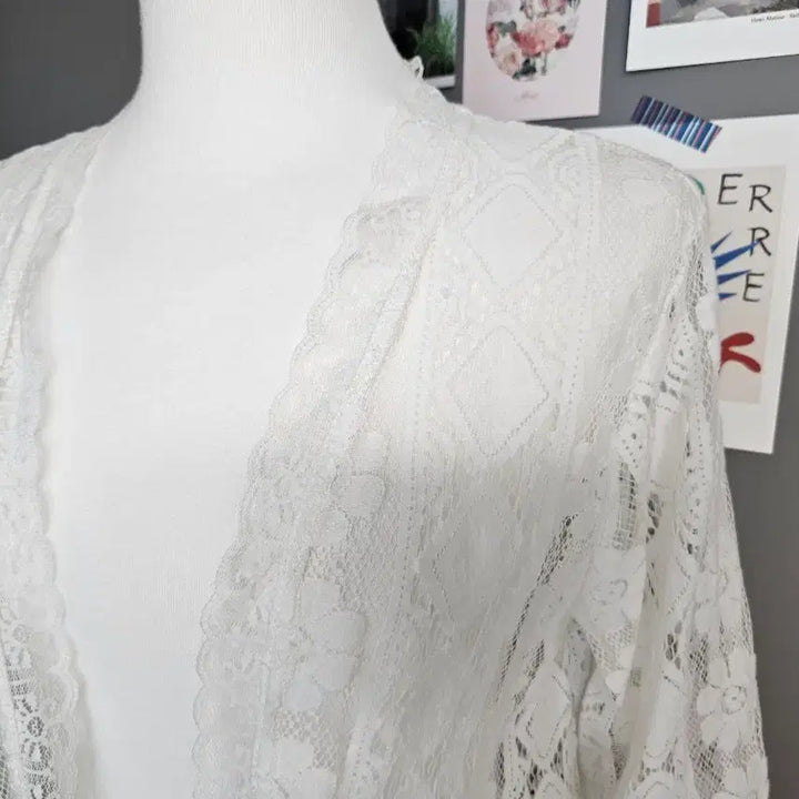 [BUNJANG] Vintage Lace Bolero Cardigan / 레이스 볼레로 가디건