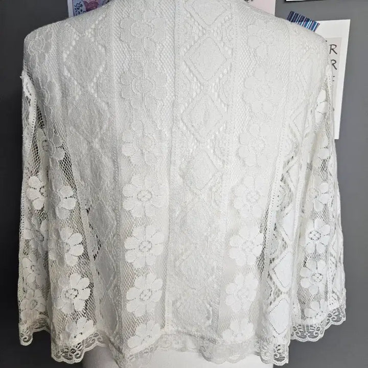 [BUNJANG] Vintage Lace Bolero Cardigan / 레이스 볼레로 가디건