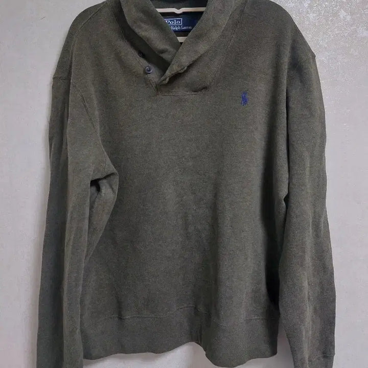 [BUNJANG] Ralph Lauren Polo Shawl Collar Knit Sweater / 랄프로렌 폴로 숄카라 긴팔 니트