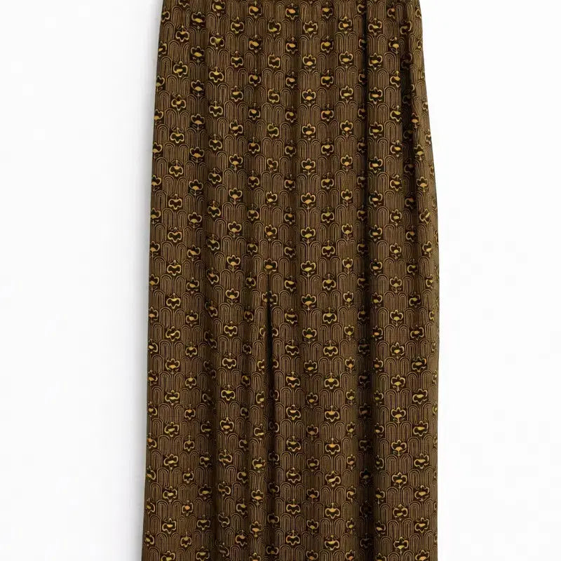 [SOLD OUT] 패턴 롱 스커트 브라운