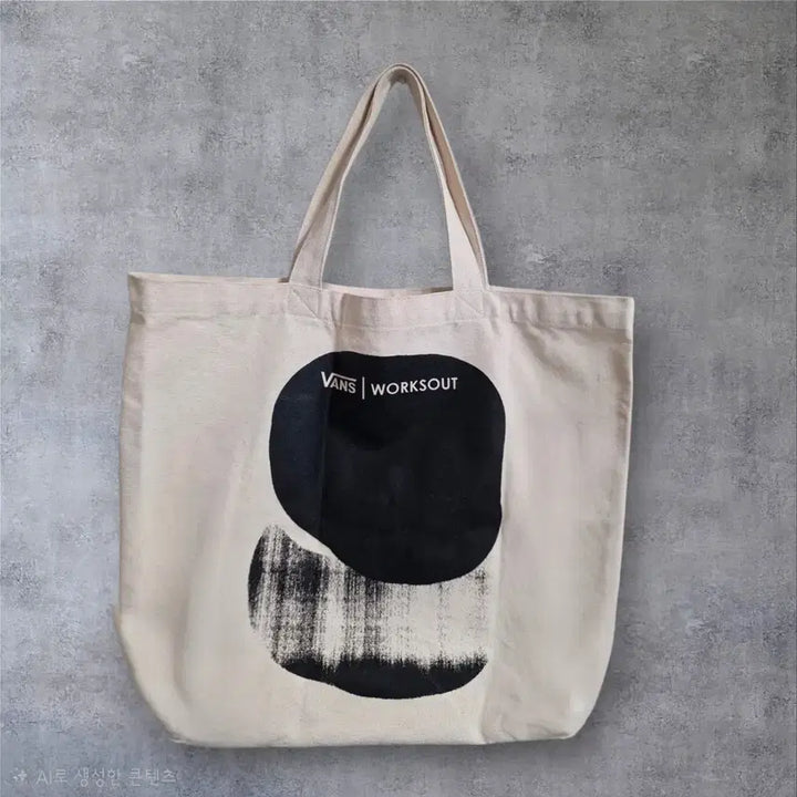 [BUNJANG] Vans Worksout Collaboration Eco-Bag Canvas Bag / 반스 웍스아웃 콜라보 남성 에코백 캔버스 가방