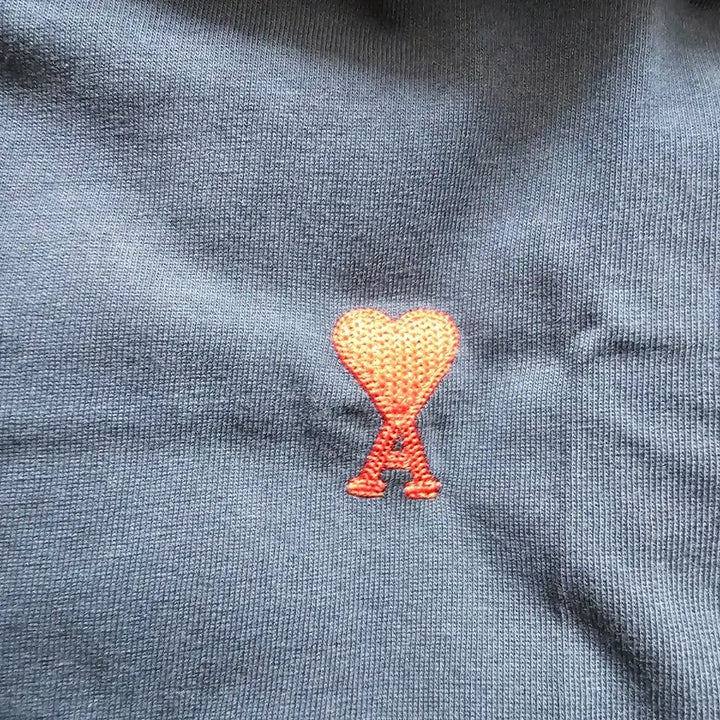 [BUNJANG] AMI Small Heart Short Sleeve T-shirt / 아미 스몰 하트 반팔 티셔츠