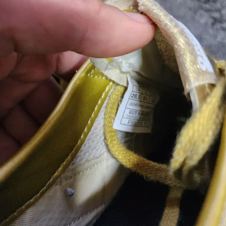 [BUNJANG] Onitsuka Tiger Runspark Gold Sneakers / 오니츠카타이거 골드 런스파크 265사이즈