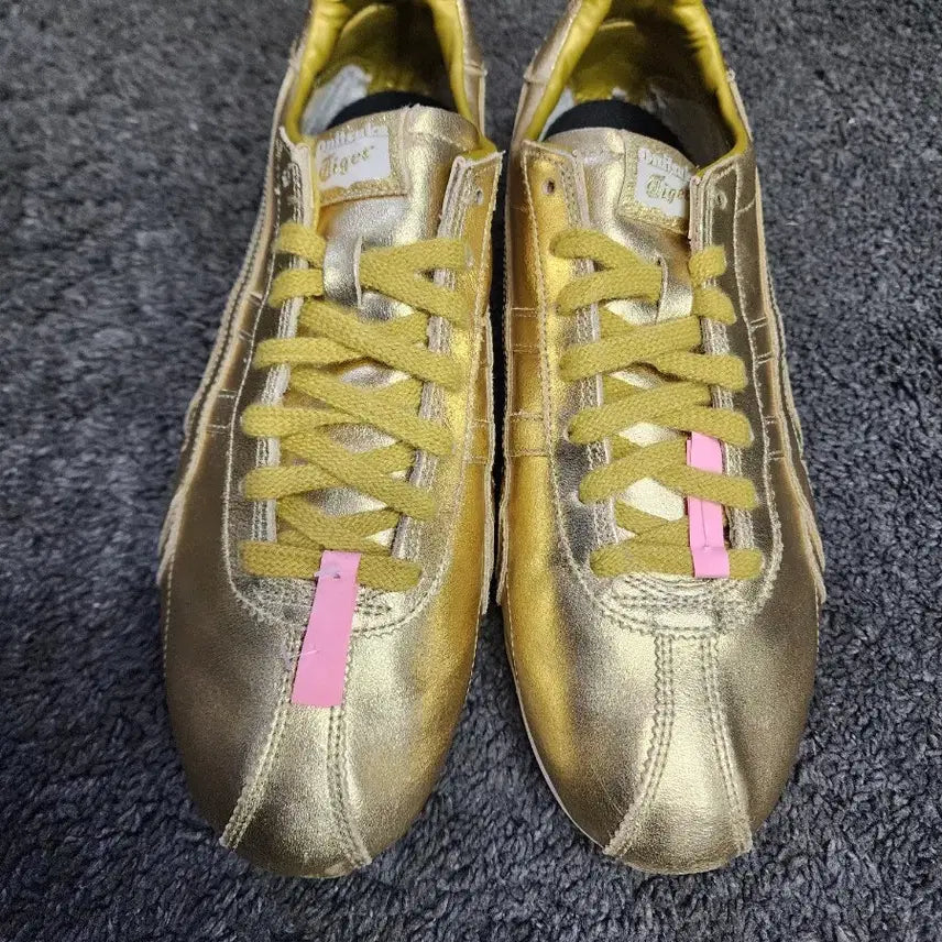 [BUNJANG] Onitsuka Tiger Runspark Gold Sneakers / 오니츠카타이거 골드 런스파크 265사이즈