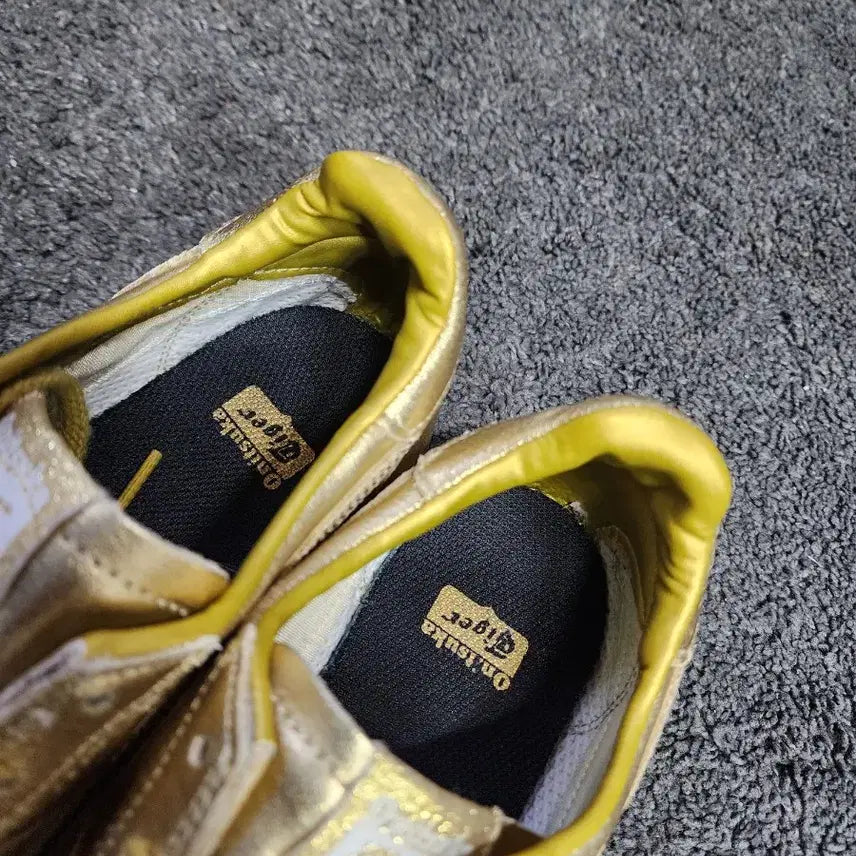 [BUNJANG] Onitsuka Tiger Runspark Gold Sneakers / 오니츠카타이거 골드 런스파크 265사이즈