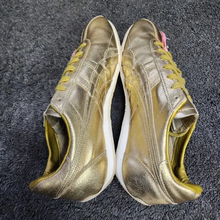 [BUNJANG] Onitsuka Tiger Runspark Gold Sneakers / 오니츠카타이거 골드 런스파크 265사이즈