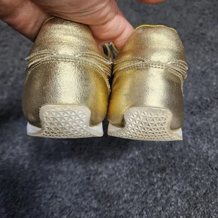 [BUNJANG] Onitsuka Tiger Runspark Gold Sneakers / 오니츠카타이거 골드 런스파크 265사이즈