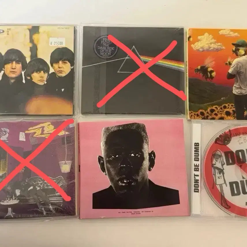 [BUNJANG] Tyler the Creator, A$AP Rocky, Dean, Pink Floyd, The Beatles CDs / cd싸게 팔아요 (비틀즈/핑크플로이드/딘/타일러더크리에이터/에이셉라키)