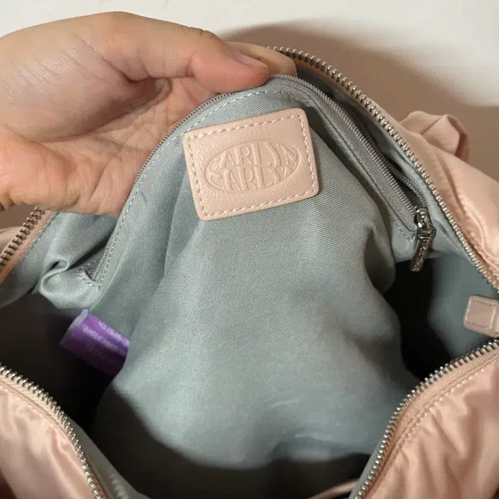 [BUNJANG] CARLYN Boston Tote Bag / 새상품 칼린 CARLYN 딸기우유 보스턴백 토트백