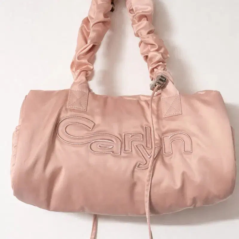 [BUNJANG] CARLYN Boston Tote Bag / 새상품 칼린 CARLYN 딸기우유 보스턴백 토트백