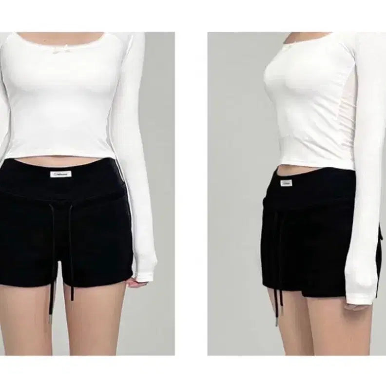 [SOLD OUT] 호디에 파르바 로고 라벨 숏츠 반바지