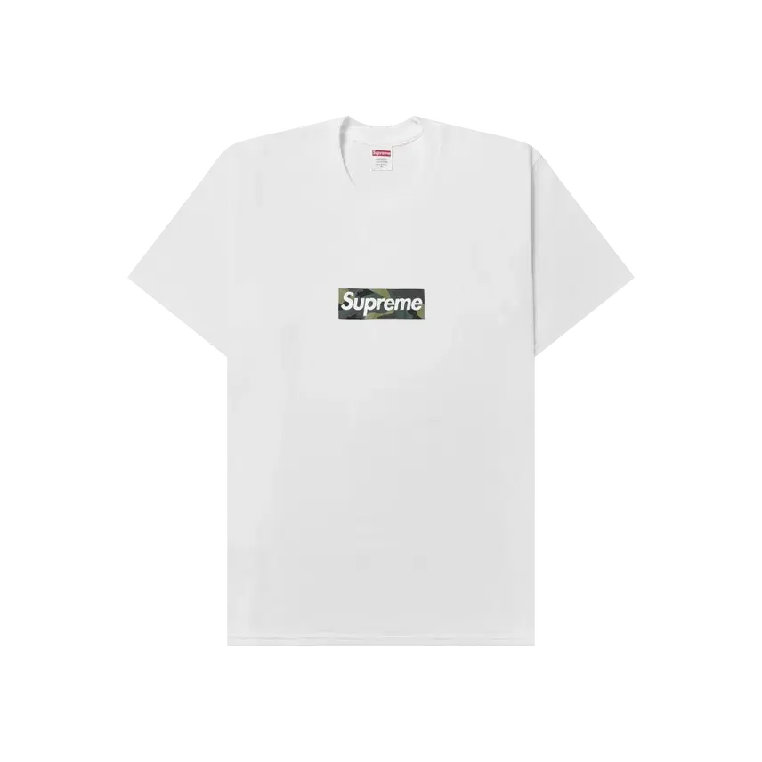 [SOLD OUT] 슈프림 박스로고 티셔츠 화이트