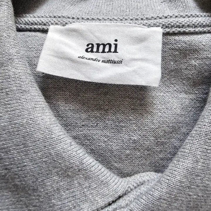 [BUNJANG] AMI Small Heart Short Sleeve Polo T-shirt / 아미 스몰 하트 반팔 폴로티