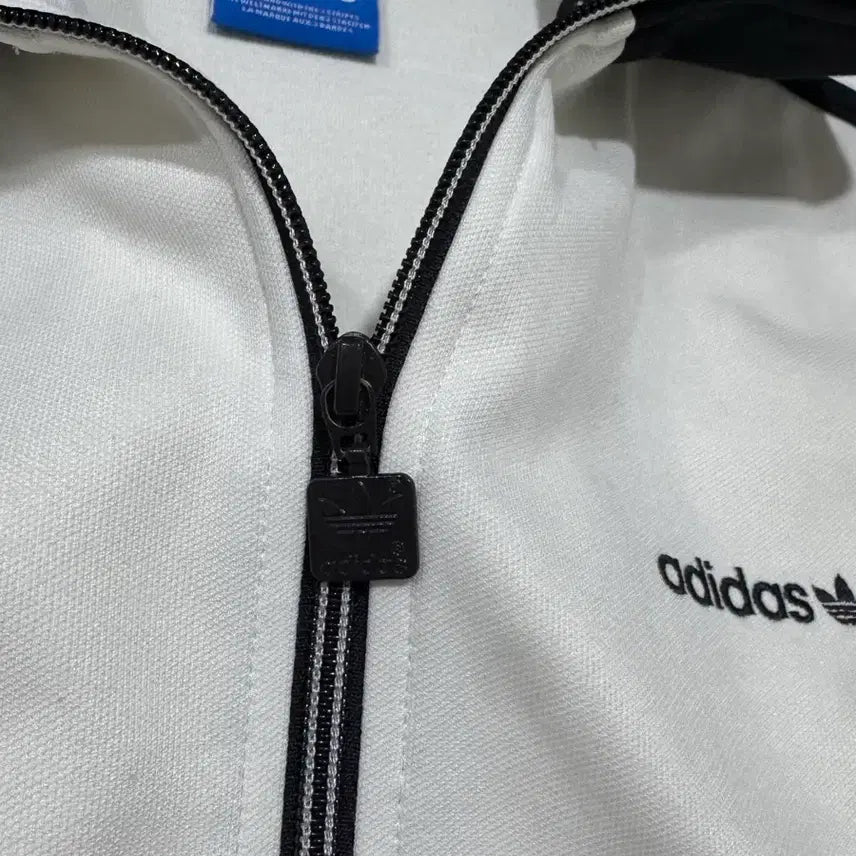 [BUNJANG] Adidas Beckenbauer Track Top (White/Black) - Size 100 / 아디다스 흰검 베켄바우어 트랙탑 100