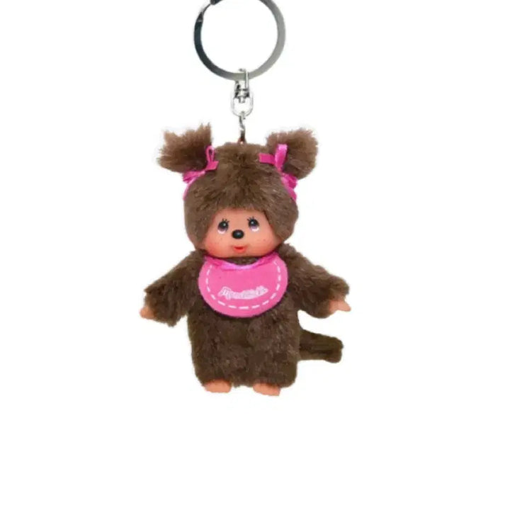[BUNJANG] Monchhichi Europe Braided Hair Keychain / 유럽 몬치치 양갈래 키링