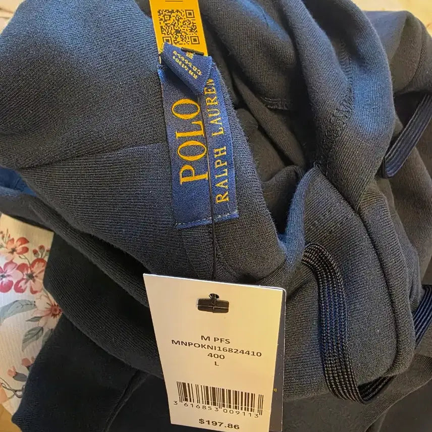 [BUNJANG] Polo Ralph Lauren Navy Hoodie L / 폴로 랄프로렌 네이비 후드티 L새상품