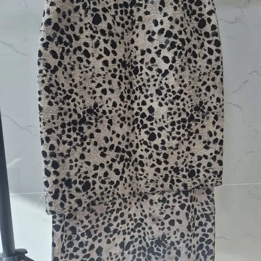 [BUNJANG] KUHO Leopard Long Skirt / KUHO 레오파드 롱스커트