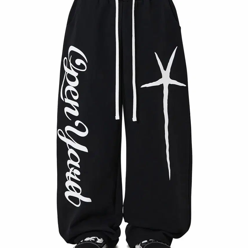 [SOLD OUT] 새상품) 오와이 SCRIPT POPPERS SWEAT PANTS