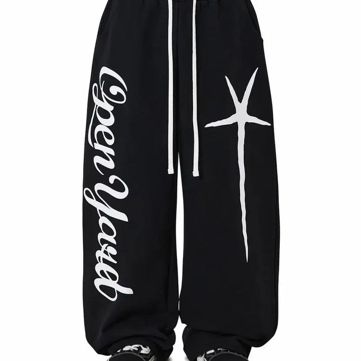 [SOLD OUT] 새상품) 오와이 SCRIPT POPPERS SWEAT PANTS