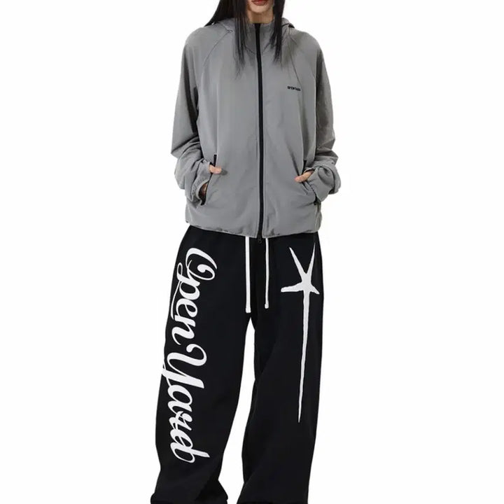 [SOLD OUT] 새상품) 오와이 SCRIPT POPPERS SWEAT PANTS