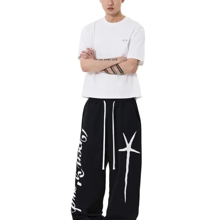 [SOLD OUT] 새상품) 오와이 SCRIPT POPPERS SWEAT PANTS