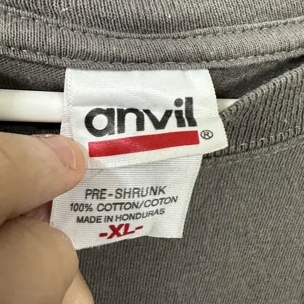 [BUNJANG] [XL] ANVIL US NATIONAL 레이싱그래픽 빈티지반팔티 / [XL] ANVIL US NATIONAL 레이싱그래픽 빈티지반팔티