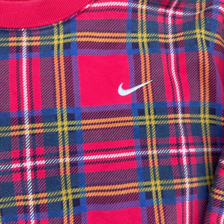 [BUNJANG] Nike Lab NRG Plaid Crewneck / L 나이키 랩 NRG 플레이드 크루넥
