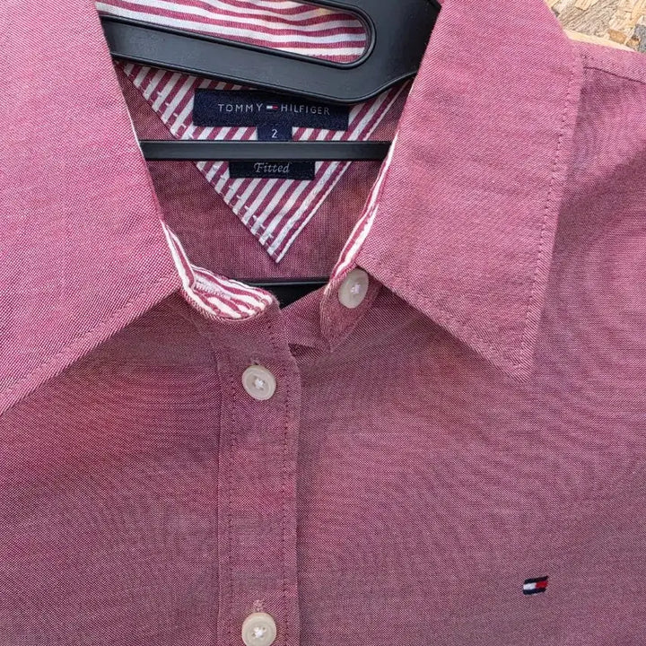 [BUNJANG] Tommy Hilfiger Oxford Shirt (Pink) - S / 타미힐피거 옥스포드 셔츠 s