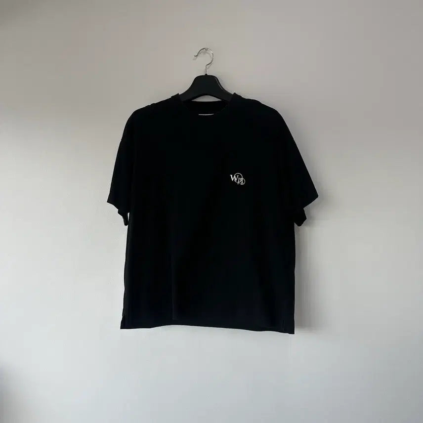 [BUNJANG] Wooyoungmi Multi Flower Short Sleeve T-Shirt Black / [46]우영미 멀티 플라워 반팔 블랙