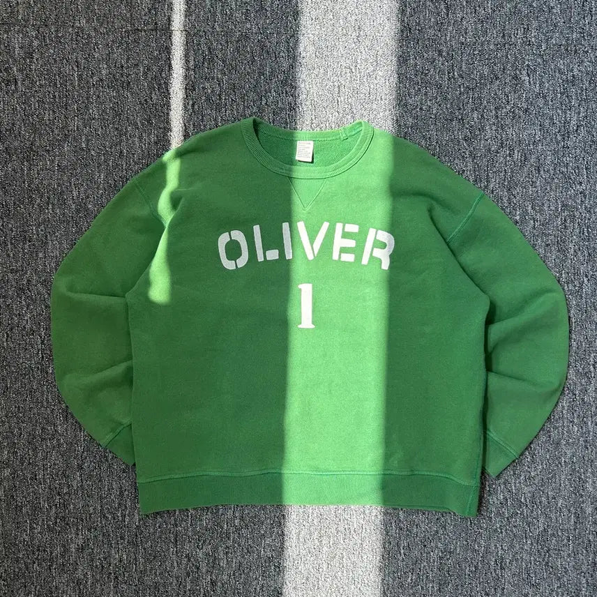 [BUNJANG] Thomas More Green Oliver Sweatshirt / 토마스 모어 그린 올리버 맨투맨