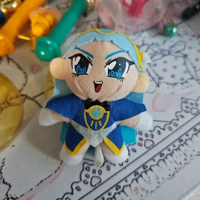 [BUNJANG] Magic Knight Rayearth Umi Ryuuzaki Plush Doll / 마법기사레이어스 고전 누이구루미 류자키 우미