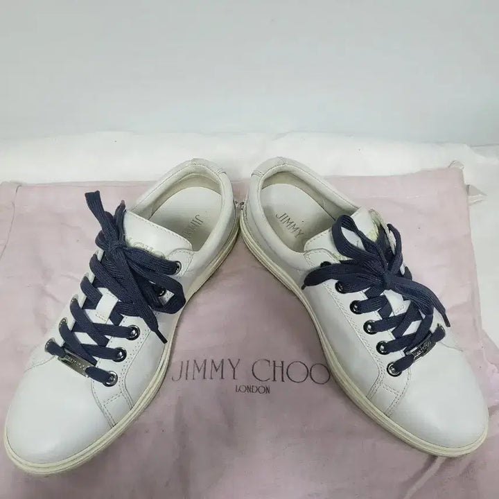 [BUNJANG] Jimmy Choo White Sneakers Size 265 / 지미추 화이트 스니커즈 운동화 정품 265사이즈