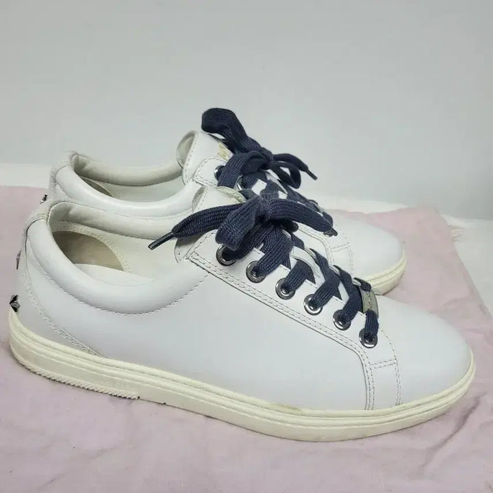 [BUNJANG] Jimmy Choo White Sneakers Size 265 / 지미추 화이트 스니커즈 운동화 정품 265사이즈