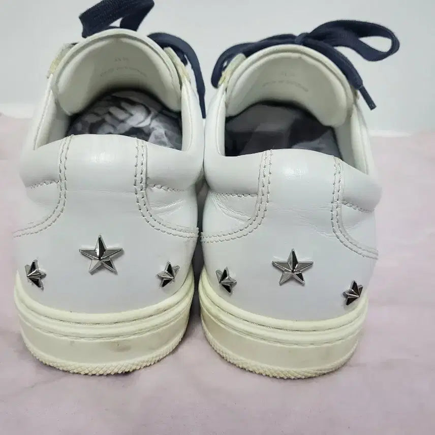 [BUNJANG] Jimmy Choo White Sneakers Size 265 / 지미추 화이트 스니커즈 운동화 정품 265사이즈