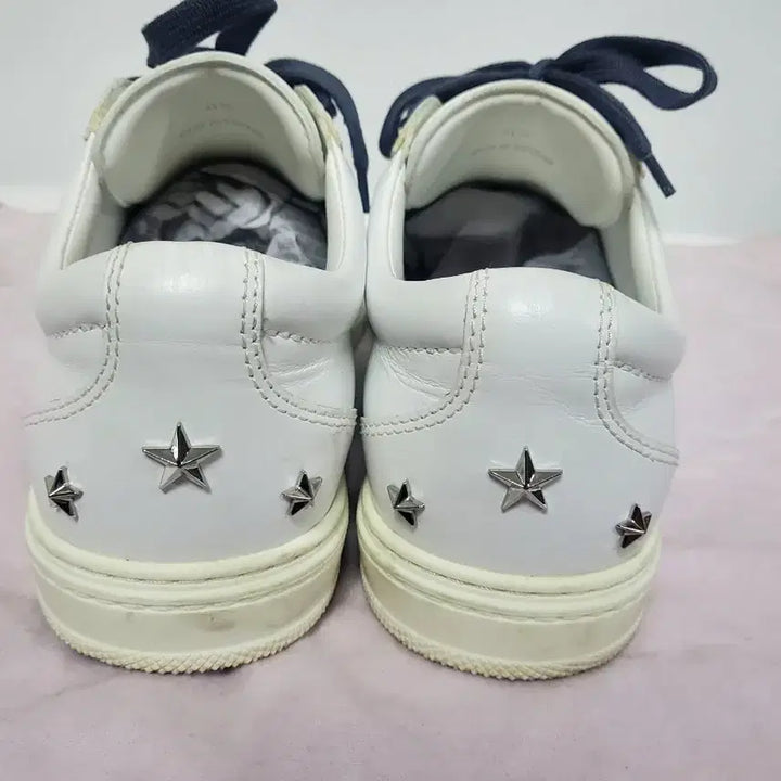 [BUNJANG] Jimmy Choo White Sneakers Size 265 / 지미추 화이트 스니커즈 운동화 정품 265사이즈
