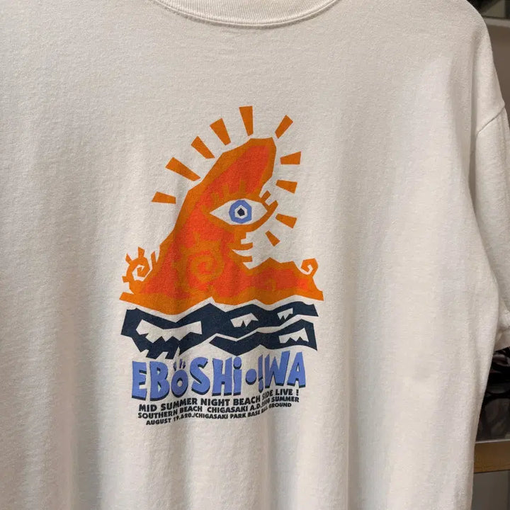 [BUNJANG] ANVIL Eboshiiwa Crow Rock Concert Commemorative T-shirt / 00S ANVIL 베이스 일본 에보시이와 까마귀 바위 콘서트 기념 티셔츠