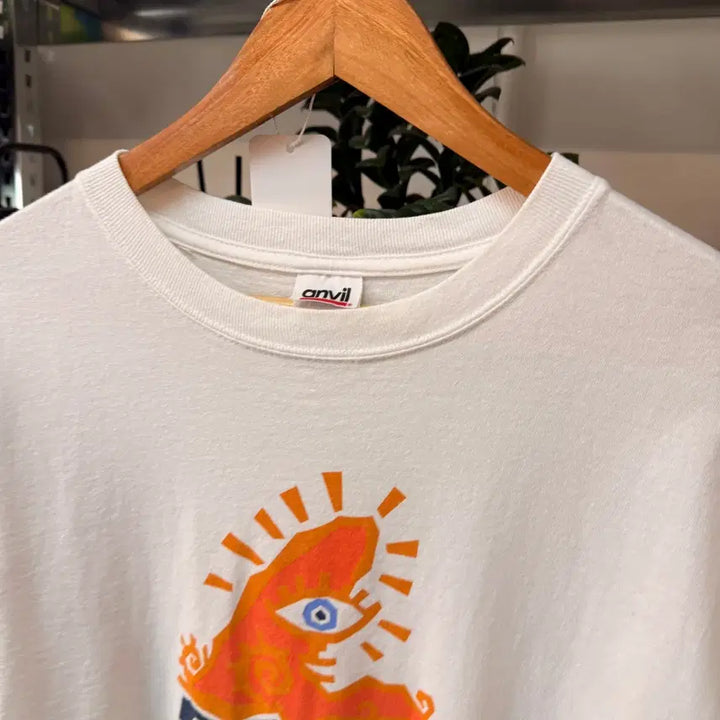[BUNJANG] ANVIL Eboshiiwa Crow Rock Concert Commemorative T-shirt / 00S ANVIL 베이스 일본 에보시이와 까마귀 바위 콘서트 기념 티셔츠