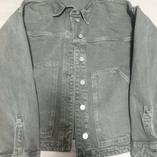 [SOLD OUT] 자라 데님 자켓 카키색