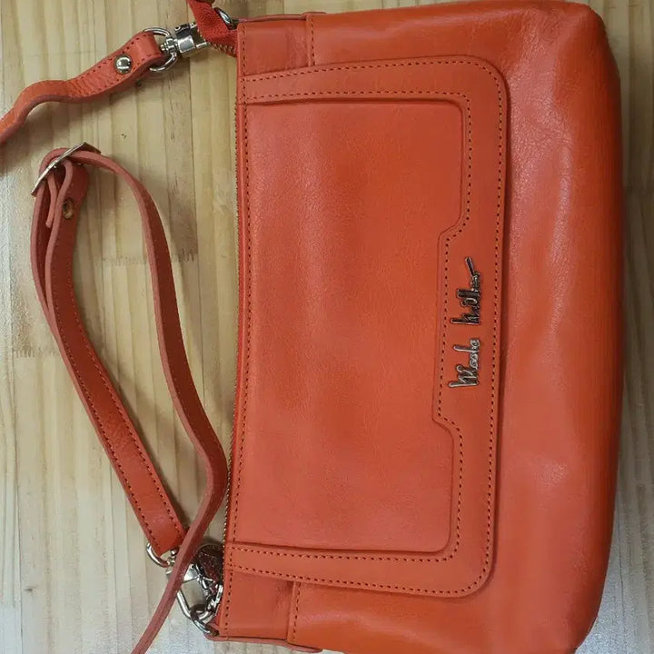 [BUNJANG] Nicole Miller Leather Shoulder Bag / 니콜 밀러(Nicole Miller) 천연가죽 숄더백  (상태 좋음)