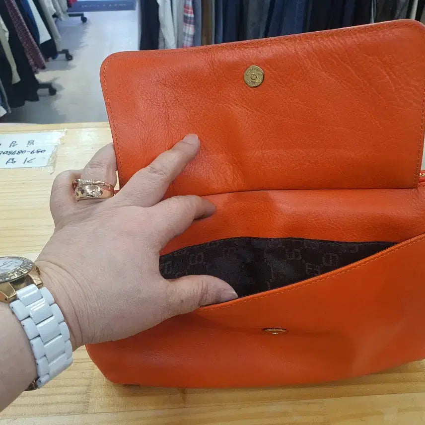 [BUNJANG] Nicole Miller Leather Shoulder Bag / 니콜 밀러(Nicole Miller) 천연가죽 숄더백  (상태 좋음)